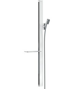 Hansgrohe dušas stienis Unica E 900 ar ziepju trauku un  vadu Isiflex 1600 mm, balts/hroms