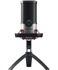 CHERRY UM 6.0 Advanced, microphone (black/silver, USB-C, jack)