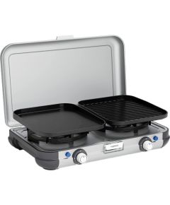 Campingaz Camping Kitchen 2 Grill & Go CV, gas cooker (grey/black, 2x 2kW, model 2023)