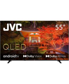 TV Set JVC 55" 4K/Smart QLED 3840x2160 Wireless LAN Bluetooth Android TV LT-55VAQ330P
