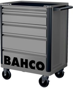 Bahco Tool trolley on wheels E72 with 5 drawers 675x500x950mm grey