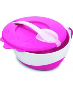 CANPOL BABIES Bowl with spoon 31/406 pink
