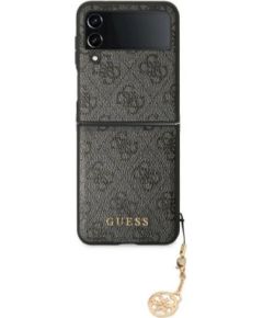 Guess GUHCZF4GF4GGR F721 Z Flip 4 gray|gray hardcase 4G Charms Collection