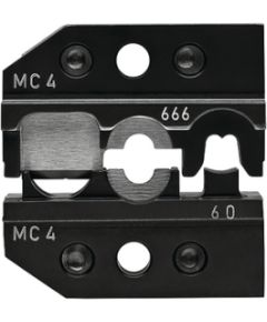 KNIPEX crimping insert for MC4 solar connectors (6 mm2), crimping pliers (for KNIPEX crimping system pliers, Item No. 97 43 xx)