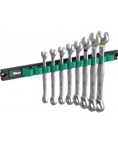 Wera 9632 magnetic strip 6000 Joker Imperial 1, 8 pieces, wrench (combination ratchet wrench with holding function, imperial)