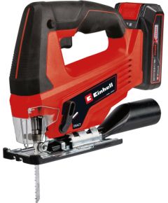 Einhell cordless jigsaw TC-JS 18 Li (red/black, Li-ion battery 2.5Ah, case E-Box Basic)