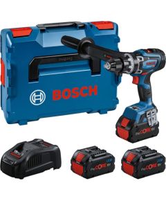 Bosch cordless impact drill BITURBO GSB 18V-150 C Professional, 18Volt (blue/black, 3x battery ProCORE18V 8.0Ah, Bluetooth module, L-BOXX)
