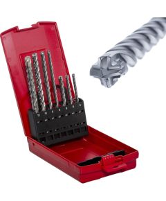 Fischer Hammer drill set Quattric II Set, SDS plus (5 pieces,  5-12mm)