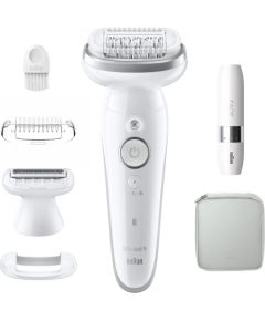 BRAUN Silk SES9-341 epilators + miniskuveklis sejai