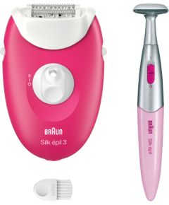 BRAUN SE3-202 Silk 3 epilators ar bikini trimmeri