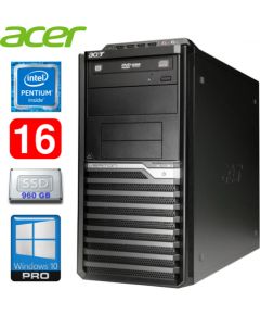 Acer Veriton M4610G MT G630 16GB 960SSD DVD WIN10Pro