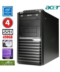 Acer Veriton M4610G MT G630 4GB 480SSD+2TB GT1030 2GB DVD WIN10Pro