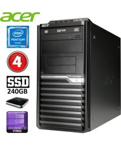 Acer Veriton M4610G MT G630 4GB 240GB+1TB DVD WIN10Pro