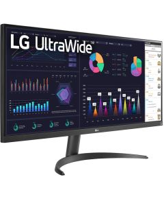 LG 34WQ500-B, LED monitor - 34 - black, UW-FullHD, IPS, HDR, AMD Free-Sync, 100Hz panel