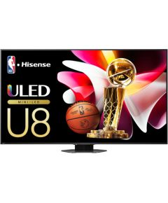 Hisense 75U8NQ, QLED TV - 75 - black, UltraHD/4K, Mini-LED, 144 Hz gaming mode, 120 Hz panel