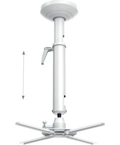 HAGOR Beamfix II 520 - 600 mm, ceiling mount (white)