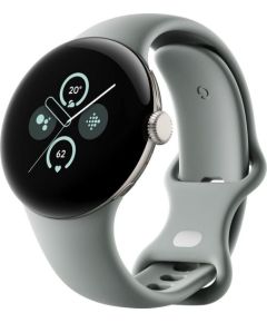 Google Pixel Watch 2, Smartwatch (champagne/light brown, Hazel, LTE)