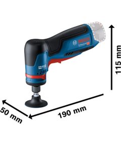 Taisnā slīpmašīna Bosch GWG 12V-50 S Professional; 12 V (bez akumulatora un lādētāja) Slīpmašīnas