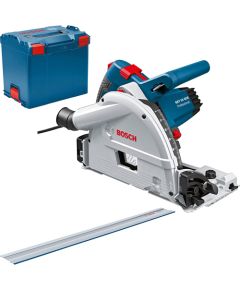 Bosch Plunge saw GKT 55 GCE Professional, with FSN 1400, hand-held circular saw (blue, 1,400 watts, L-BOXX)