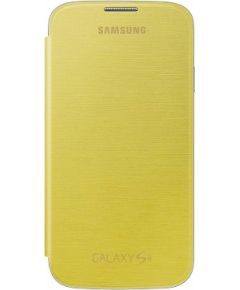 Samsung Flip EF-FI950BYEGWW Oriģināls grāmatveida maks Samsung Galaxy I9500 S4 dzeltens