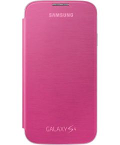 Samsung Flip EF-FI950BBEGWW Oriģināls grāmatveida maks priekš Samsung Galaxy I9500 S4 rozā