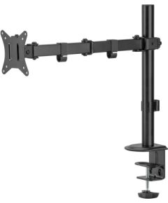 Maclean MC-753N LCD Monitor Desk Mount 17-32" 9kg VESA 75x75 100x100 Single Arm Extendable Adjustable