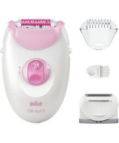 BRAUN SE3-031 Silk 3 epilators ar piederumiem