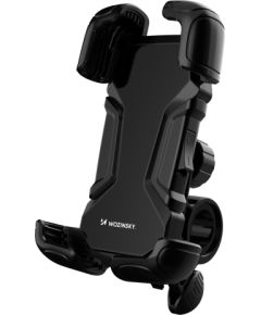 Wozinsky strong phone holder for the handlebar of a bicycle, motorcycle, scooters black (WBHBK6)