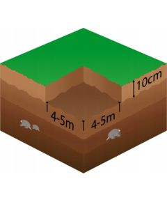 Springos AN0002 MOLE NET 30 GSM 2 X 100 M