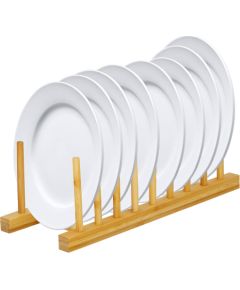 Бамбуковая подставка для тарелок Springos KI0154