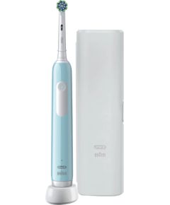 BRAUN D 305.513.3X elektriskā zobu birste Cross Action+ ceļojuma futrālis, zila