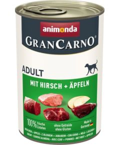 Animonda ANIMONDA GranCarno Adult Dog smak: Jeleń i jabłko 400g
