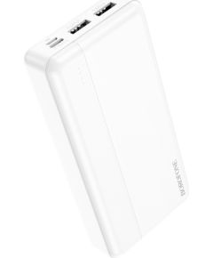 OEM Borofone Power Bank 20000mAh BJ24A - 2xUSB - balts