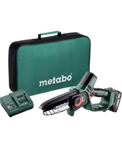 Atzarošanas motorzāģis Metabo MS 18 LTX 15; 18 V; 1x2,0 Ah akum.; 15 cm sliede