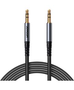 Joyroom SY-A09 AUX cable 3.5mm mini jack to 3.5mm mini jack, braided, 1.2m (black)