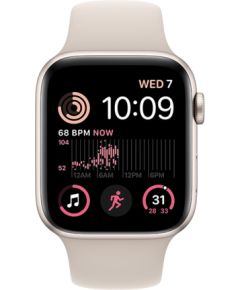 Apple Watch SE 2.gen 40mm GPS Aluminum - Starlight (Atjaunināts, stāvoklis kā jauns)
