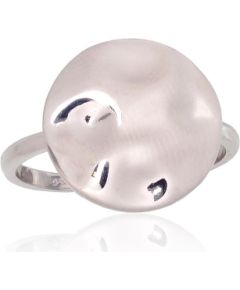 Серебряное кольцо #2101937(PRh-Gr), Серебро 925°, родий (покрытие), Размер: 16.5, 2.6 гр.