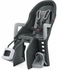 Polisport Guppy Maxi+ FF DarkGreySilver Sēd. bērnu uz rāmja. Детские вело кресла