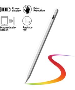 iLike SL3 Активный стилусный перо NIB с высокой чувствительностью 1,4 мм для Apple iPad / iPhone Palm Rejection белого цвета