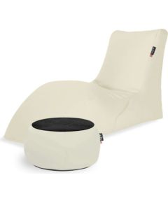 Qubo Combo SOFT LOUNGER + JUST TABLE + JUST TOP Black Coconut SOFT FIT