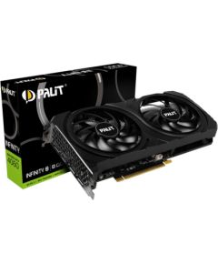 Graphics Card PALIT NVIDIA GeForce RTX 4060 8 GB GDDR6 128 bit PCIE 4.0 16x GPU 1830 MHz Dual Slot Fansink 2xHDMI 2xDisplayPort NE64060019P1-1070L