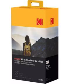 Kodak MC-50 All-in-One Mini Cartridge 50 Sheets Foto ķīmija un papīrs 