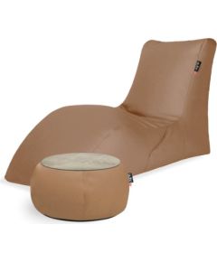 Qubo Combo Physalis SOFT LOUNGER + JUST TABLE + JUST TOP Wood FIT