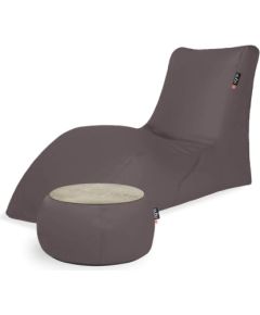 Qubo Combo Passion Fruit SOFT LOUNGER + JUST TABLE + JUST TOP Wood FIT