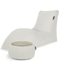 Qubo Combo Jasmine SOFT LOUNGER + JUST TABLE + JUST TOP Wood FIT