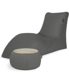 Qubo Combo Fig SOFT LOUNGER + JUST TABLE + JUST TOP Wood FIT