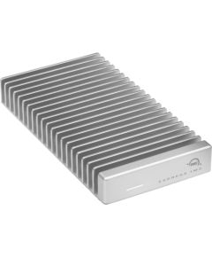 OWC Express 1M2 2 TB, External SSD (silver/aluminum, Thunderbolt 4 (USB-C), USB-C)