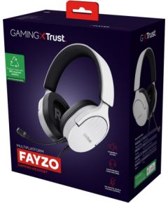 Słuchawki TRUST GXT489W FAYZO HEADSET WHT (25210)