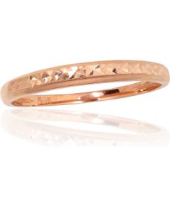 Золотое кольцо #1100709(Au-R), Красное Золото 585°, Размер: 16, 0.79 гр.