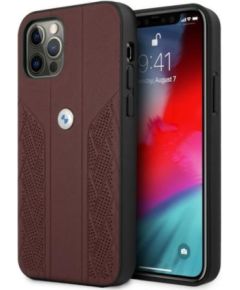 BMW BMHCP12LRSPPR Aizmugurējais Apvalks Priekš Apple iPhone 12 Pro Max